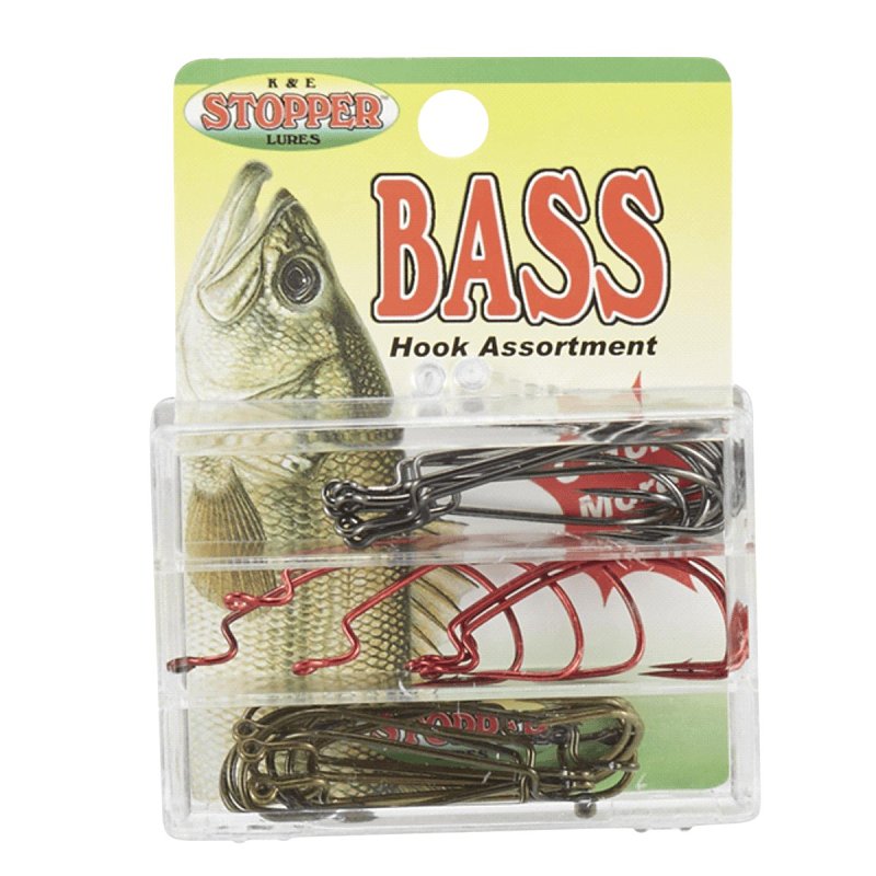 K&E STOPPER LURES BASS Hook Assortment