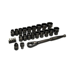 GEARWRENCH 25 Piece 3/8" Drive Pass Through Ratchet and Socket Set | GWX6PT25