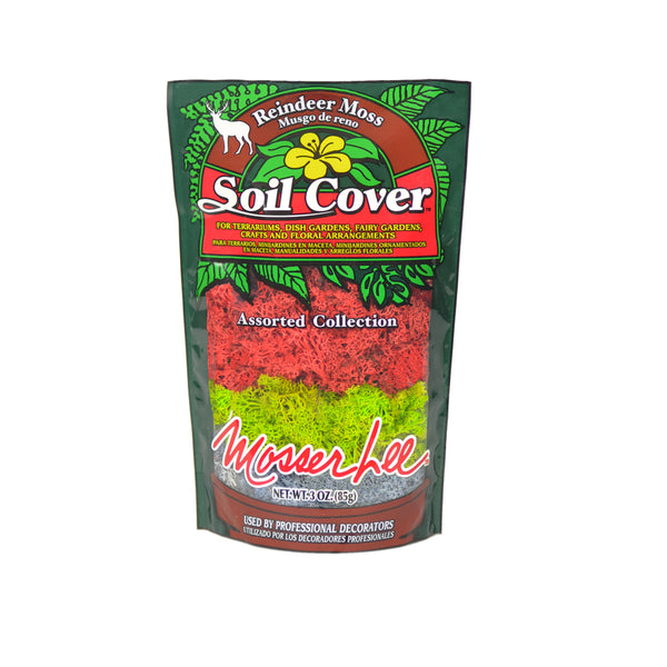 Mosser Lee ML3020 Assorted Reindeer Decorative Moss, 3 ounce