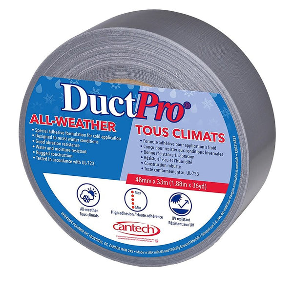 Intertape polymer group 38200 Cold Weather Duct Tape SLV 48MMx33M 382214833