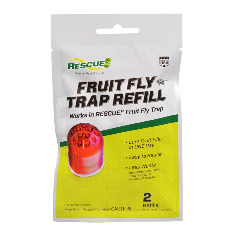 RESCUE! Fruit Fly Trap Bait Refill – 30 Day Supply – 10 Pack
