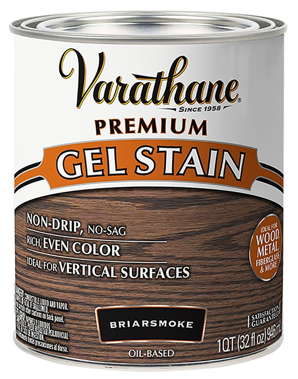 Varathane 358173 Premium Gel Stain, Quart, Briarsmoke