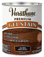 Varathane 358301 Premium Gel Stain, Quart, Dark Walnut