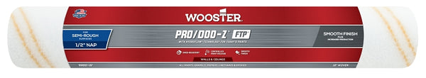 Wooster Brush RR667-18 Inch Pro Doo Z FTP Roller Cover, 1/2-Inch Nap