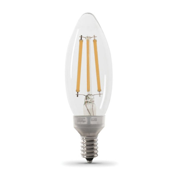Feit Electric 100W Blunt Tip 2700K Filament Led Bulb 2Pk BPCTC100927CAFIL
