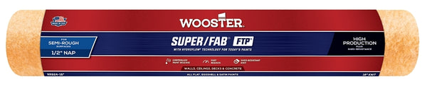 Wooster Brush RR924-18 Inch Super Fab FTP Roller Cover, 1/2-Inch Nap