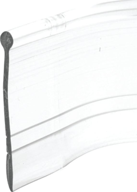 Prime-Line M 6184 Vinyl Shower Door Bottom Sweep, 37 In. x 1 In. Strip, Clear (Single Pack)