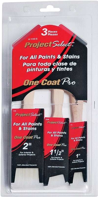 Linzer A1143S Project Select Blended Polyester Brush Set