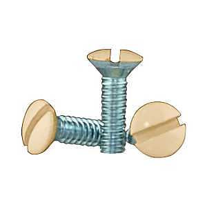 Cooper 231V Electrical Wall Plate, Screws - Ivory (Box of 100)