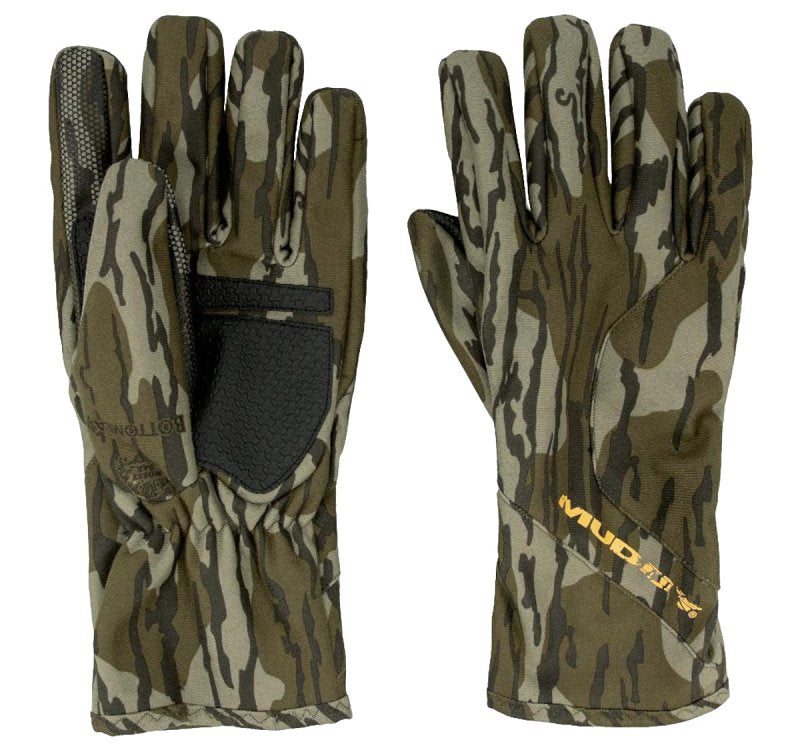 Muddy Outdoors Men's TRX Windproof Gloves Mossy Oak Bottomland XL