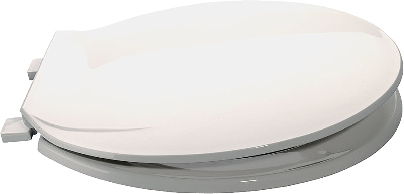 MINTCRAFT CS04-W3L ProSource Toilet Seat, for Use with Round Bowls, Plastic