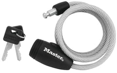 Master Lock 8109D Bicycle Cable Lock Gray
