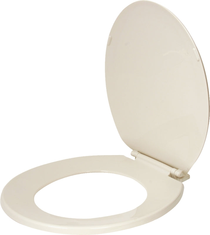 MINTCRAFT CS04-B3L ProSource Toilet Seat, for Use with Round Bowls, Plastic