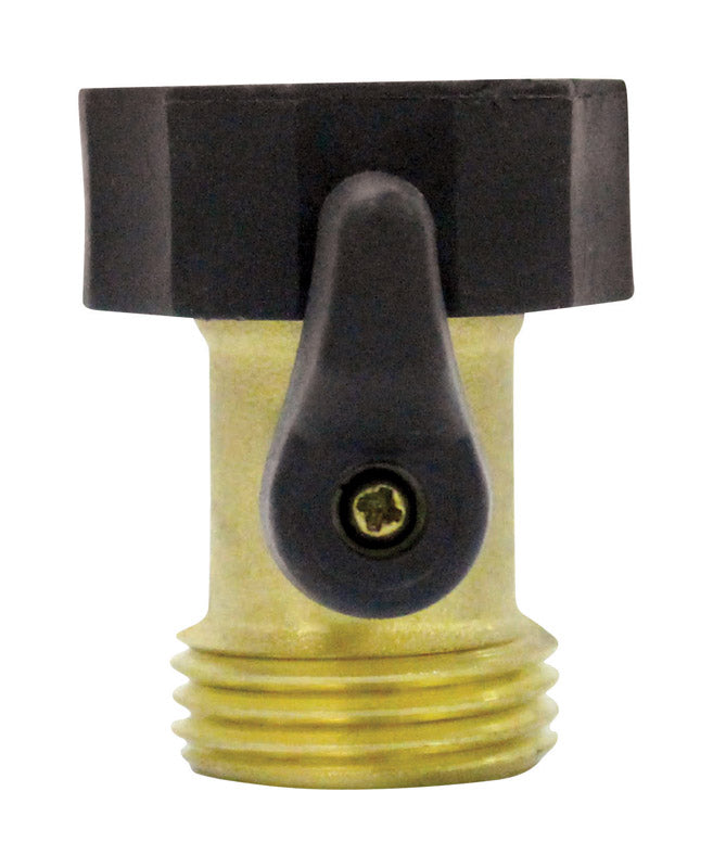 Gilmour Heavy Duty Hose Connector Single Shut-Off Valve Bass 803004-1001