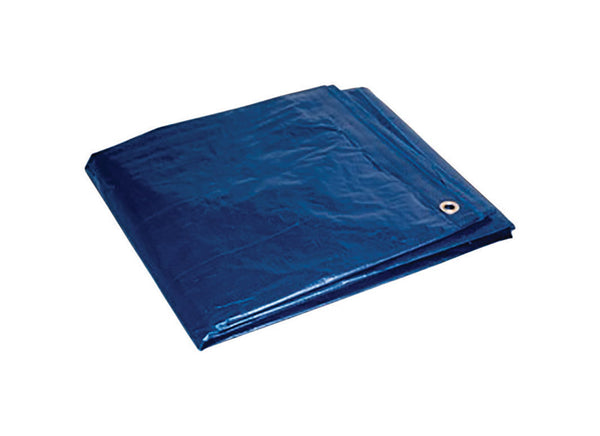 Dry Top 6' x 8' Foremost Tarp 80068 Blue Cut Size Blue 5-Mil Tarp