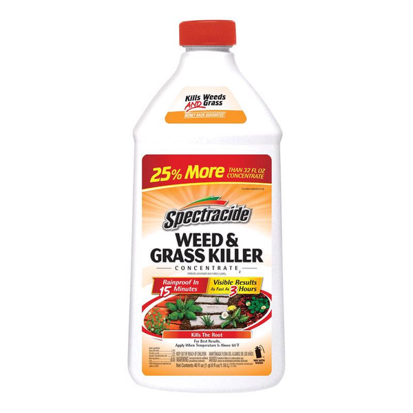 Spectracide Weed & Grass Killer Concentrate for Driveways & Walkways, 40 Oz HG-56009