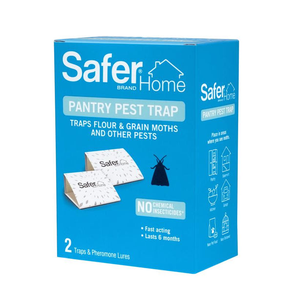 Safer Brand 05140 Pantry Moth Pest Trap and Killer for Grain, Flour, Meal and Seed Moths - 2 Traps SH05140