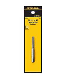 Tapered Tap, SAE, 5/16-18NC (3 Pieces)