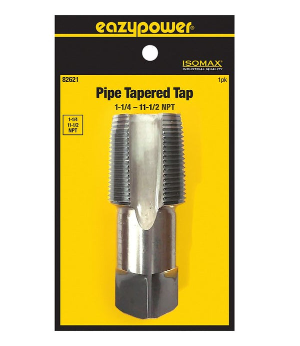 Eazypower 82621 1-1/4-11 1/2 NPT Pipe Tapered Tap (1 Pack)