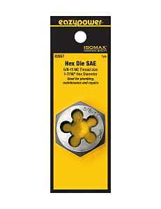 Eazypower 82657 5/8-11 Nc 1-7/16" Hex 1" Die Tungsten (1 Pack)