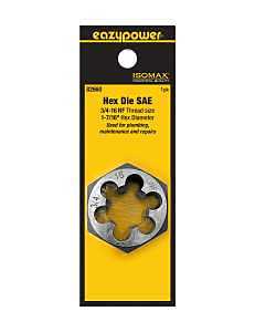 Eazypower 82660 3/4-16 NF 1-7/16" Hex 1" Die Tungsten (1 Pack)