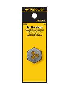 EAZYPOWER 82745 4mm x 0.75, Metric, 1", Hex Die