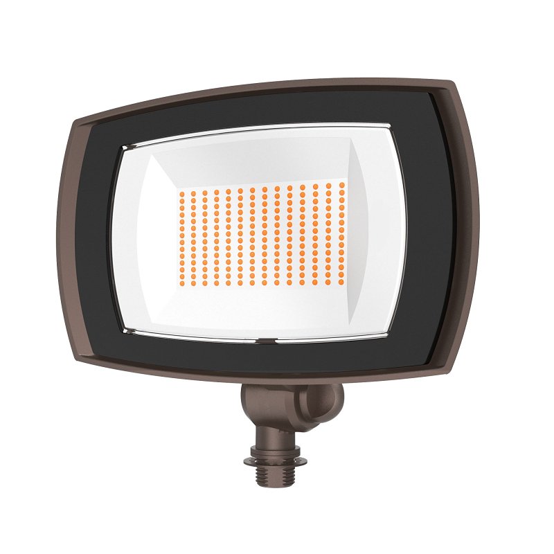 HALO ARFL Slim Outdoor 30W Adjustable LED Wall & Flood Light, 120V with Ceiling/Wall Mount, Fixed 4000 CCT, 3300 Lumens ARFL30FLD