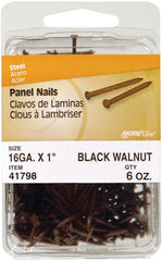 The Hillman Group 41799 Panel Nail, 13/8-Inch, Black Walnut, 6-Pack