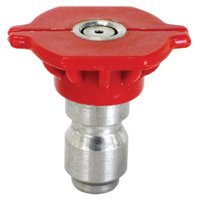 Valley Industries PK-85201040 Pressure Washer Spray Nozzle Tips - 0 Degree, 40 Orifice, Red