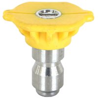 Valley Industries PK-85216040 Pressure Washer Spray Nozzle Tips - 15 Degree, 40 Orifice, Yellow