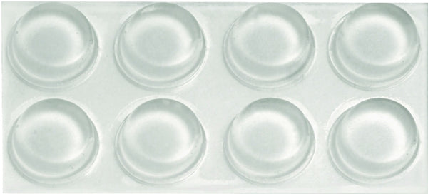 Ook 50660 1/2" Clear Round Bumpers