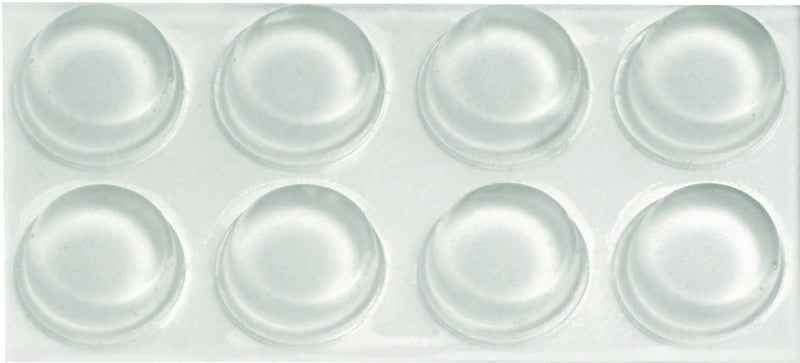 Ook 50660 1/2" Clear Round Bumpers