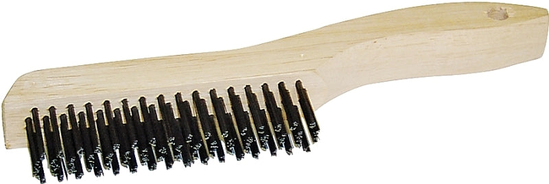 Wire Brush/Shoe Wd Hdl 4x16in