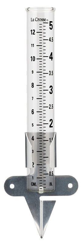 La Crosse Technology 704-1514 Rain Gauge, Clear
