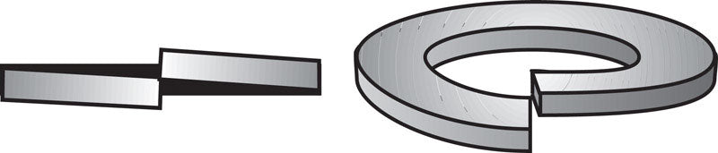 The Hillman Group 300306 5/16-Inch Split Lock Washer Grade 8, 100-Pack
