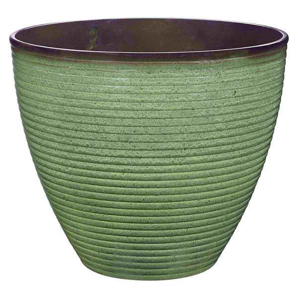 Landscapers Select Wave Planter, 14-3/4 In Dia 12-1/2 In H, Resin PT-S006