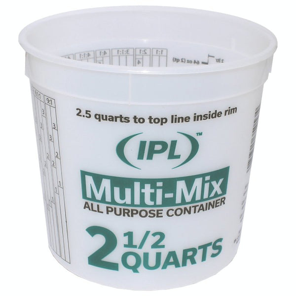 Encore Plastics 61086 Mix 'N Measure Plastic Container, 2.5-Quart 300344