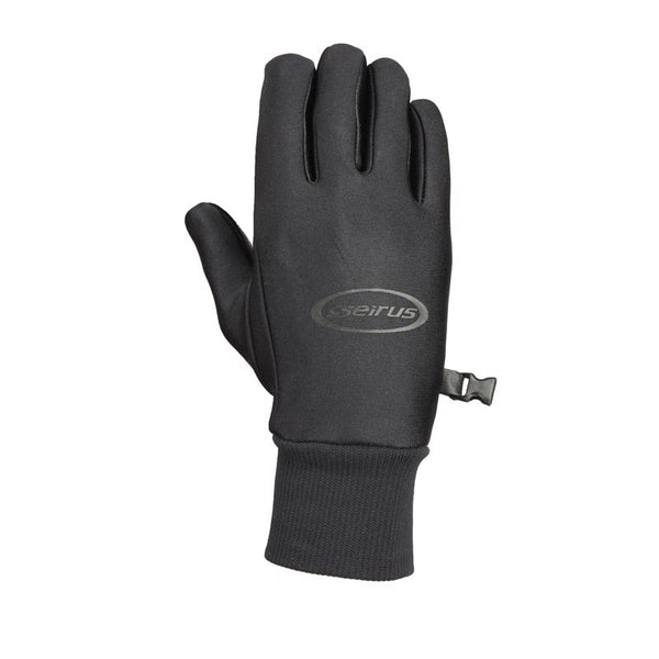 Seirus Innovations Women's All Weather Polartec Gloves Snug Form Fit Design, Black, Small 8010.2.0012