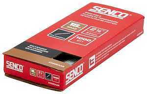SENCO AX22EAAR 2-1/8" 18 Gauge Brad Nails, Galvanized Finish Nails for Wood, Trim and More, Collated, 1,000 Count Pack