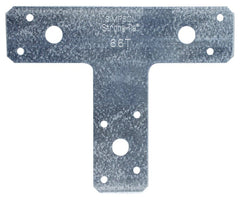 Simpson Strong-Tie 66T 6 in. x 5 in. 14-Gauge Galvanized T Strap (Pack of 10)