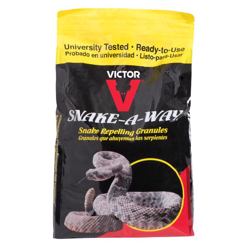 Victor VP364B-10 Snake-A-Way Outdoor Snake Repelling Granules 10LB Repellent - Repels Againts Poisonous and Non-Poisonous Snakes