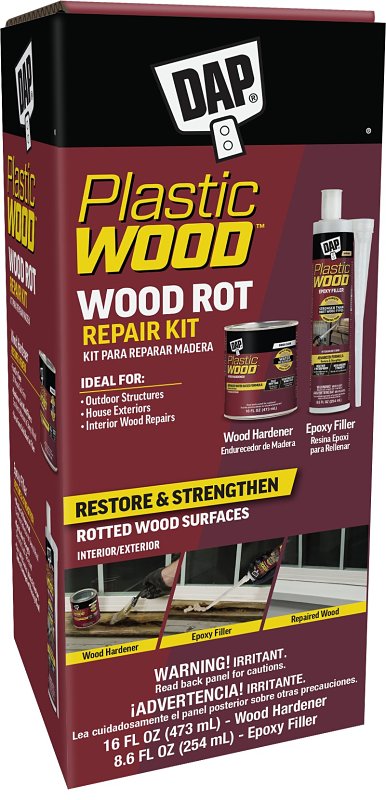 DAP 00525 Natural Plastic Wood Latex-Based All Purpose Wood Filler, 1 Qt 7079821005