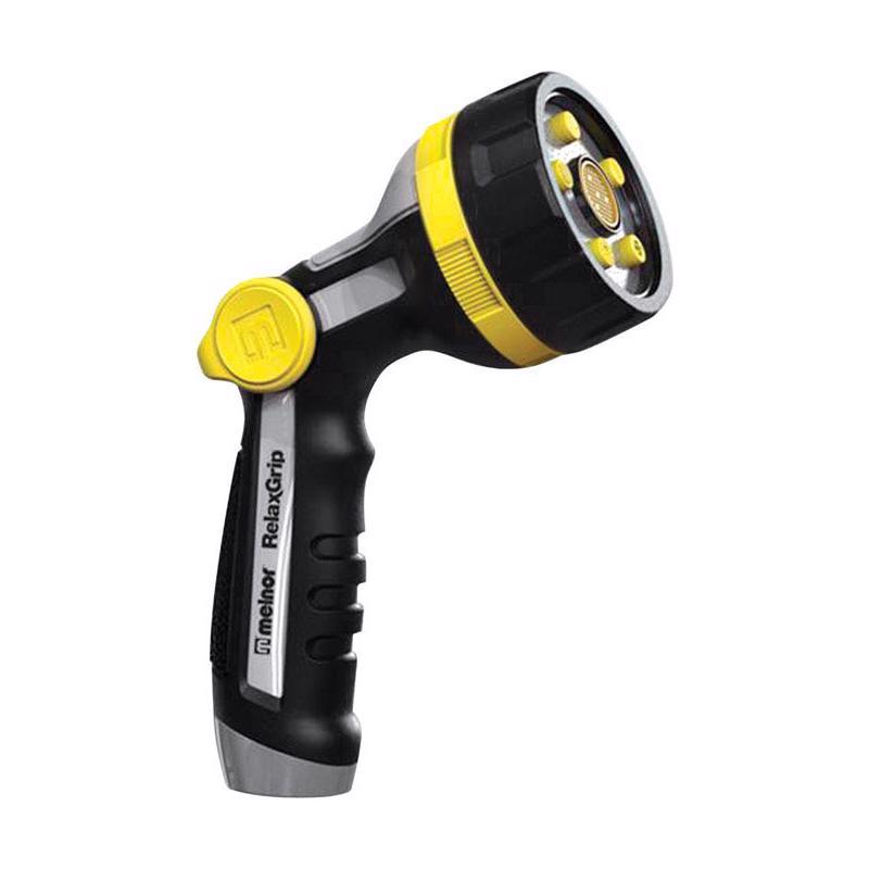 Melnor RelaxGrip 5 Pattern Adjustable Multi-Pattern Metal Hose Nozzle
