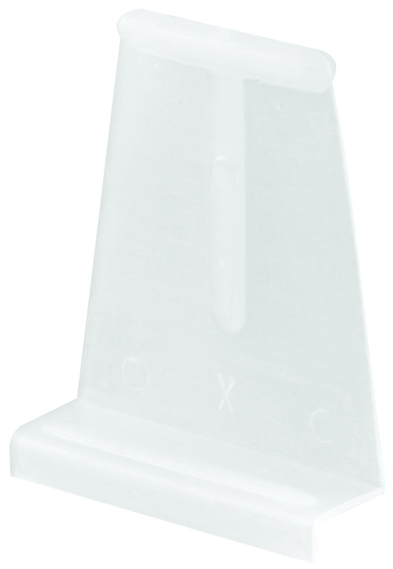 Make-2-Fit PL 7756 Prime Line Lift Spline Channel Pull Tab, 15/16 in W X 1-1/16 in Reach, White Plastic