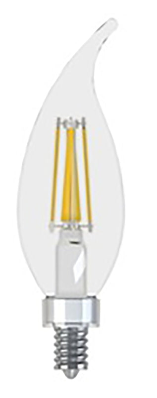 Ge LED C10 Cac Wh 40W 2PK 24528