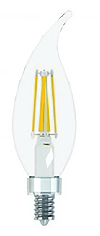 GE Refresh HD LED Light Bulbs, 60 Watt, Daylight, Decorative Bulbs, Clear, Small Base (2 Pack) 31756