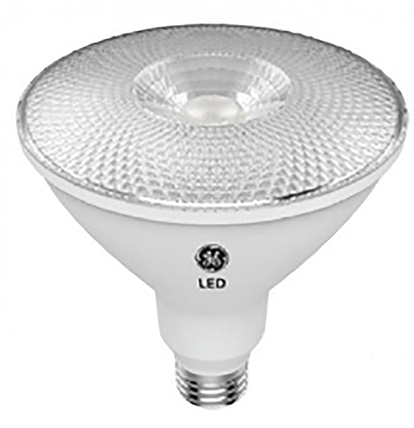 GE Lighting 38460 LED Flood Light Bulb, Bright White, Clear, Par38, 500 Lumens, 7-Watts - Quantity 1
