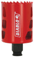 Diablo Bi-Metal Hole Saw with Variable Tooth Design for Faster Cuts - Fits with Snap-Lock Plus Mandrel System - 2-1/8" Diameter, 2-3/8" Length - DHS2125