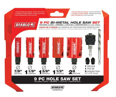 Diablo DHS09SGP hole saw kit