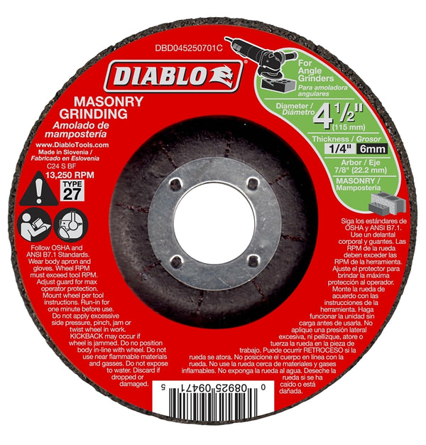 Manufacturers Direct Db 4-1/2X1/4X7/8 Msnry DC GRD27 DBD045250701C